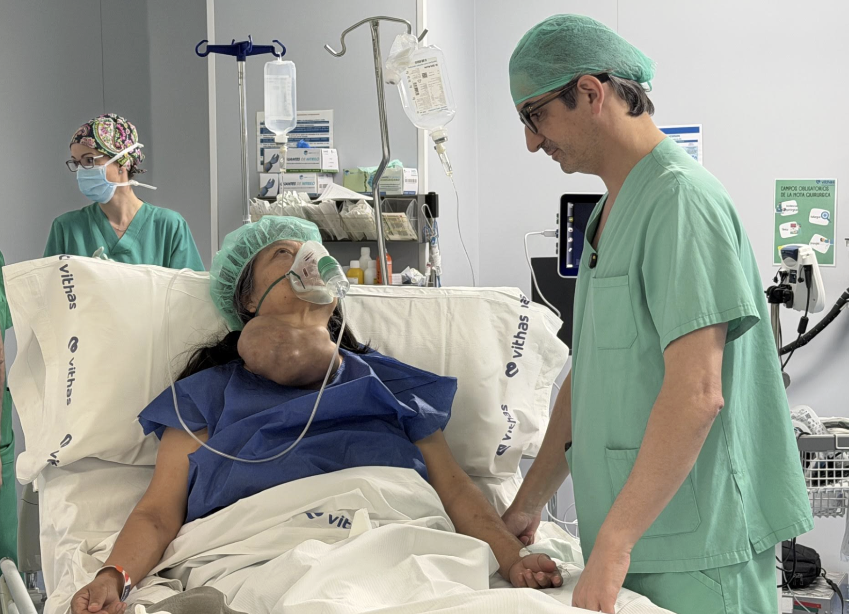 cirugía tumor cuello